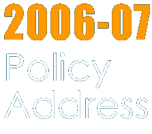 Policy Address 2006-07